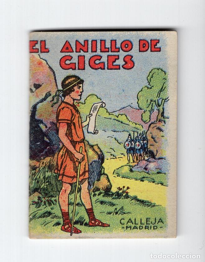Libros antiguos: Cuento Calleja: El anillo de Giges (c. 1920) - Caja de Pensiones / Ahorros