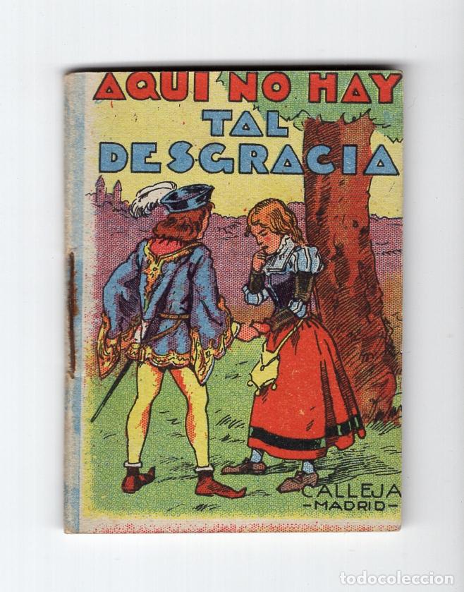 Libros antiguos: Cuento Calleja: Aqu&iacute; no hay tal desgracia (c. 1920) - Caja de Pensiones / Ahorros