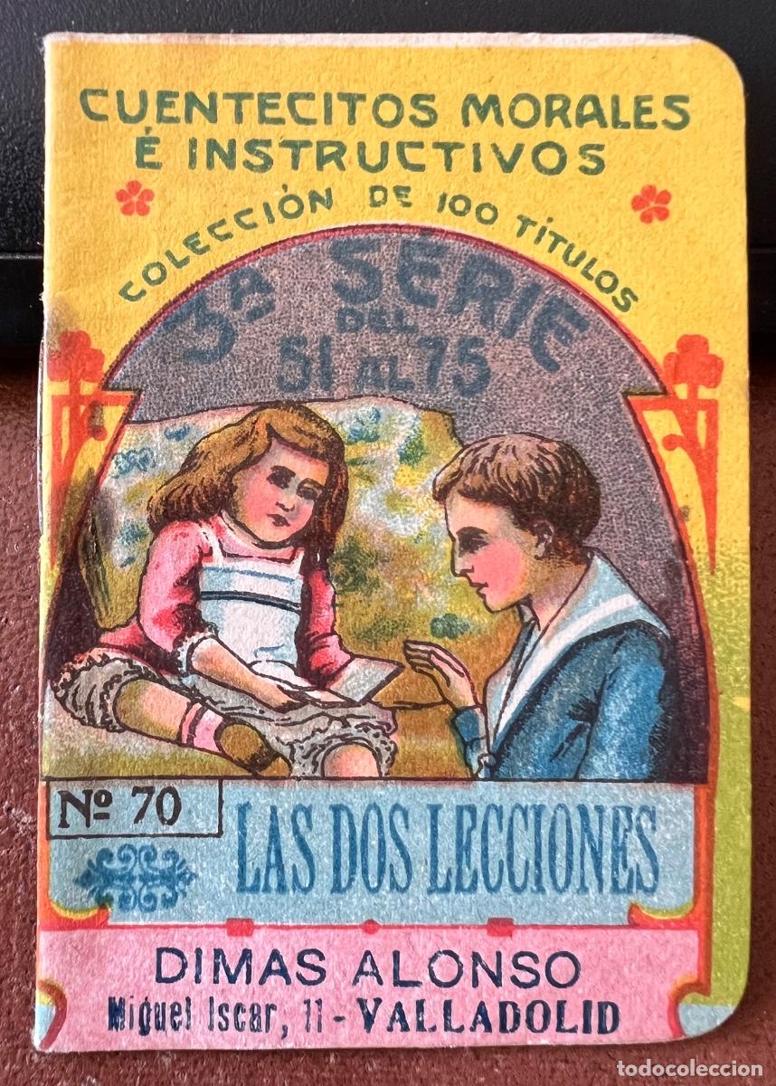 Antiquarische B&uuml;cher: Cuento Las Dos Lecciones - Cuentecitos Instructivos N&deg; 70 - Chocolates Dimas Alonso (Valladolid)