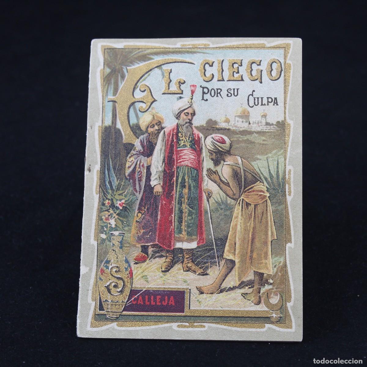 Libros antiguos: Cuento Saturnino Calleja El Ciego por su Culpa Original Antiguo 1920s Ilustrado