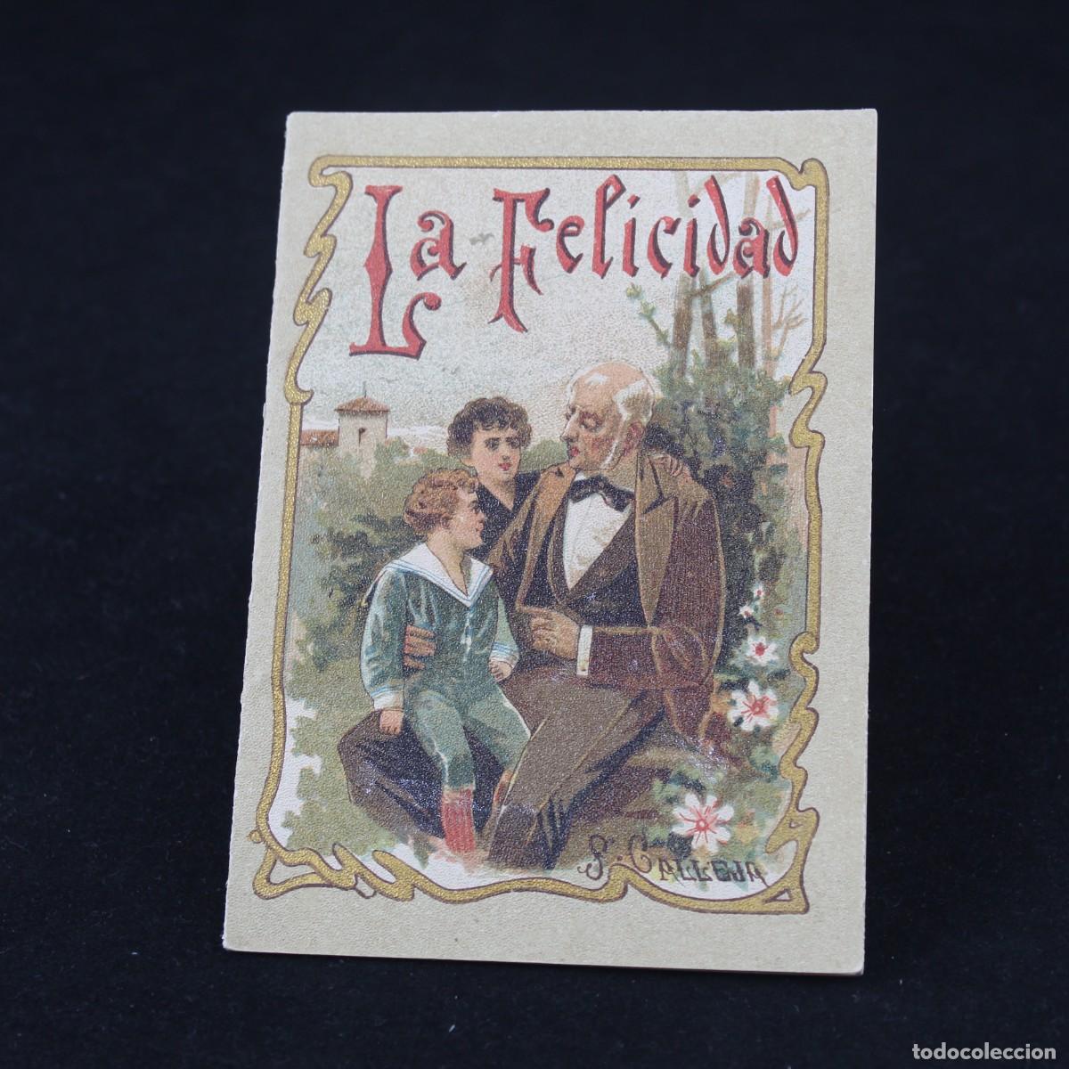 Libros antiguos: Cuento Saturnino Calleja La Felicidad Original Antiguo 1920s Ilustrado