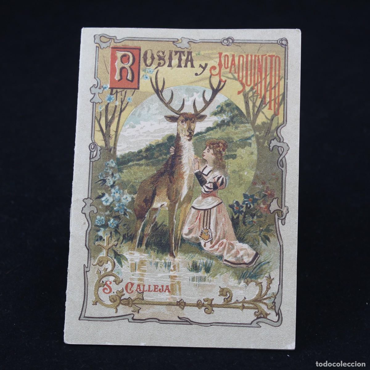 Libros antiguos: Cuento Saturnino Calleja Rosita y Joaquinito Original Antiguo 1920s Ilustrado