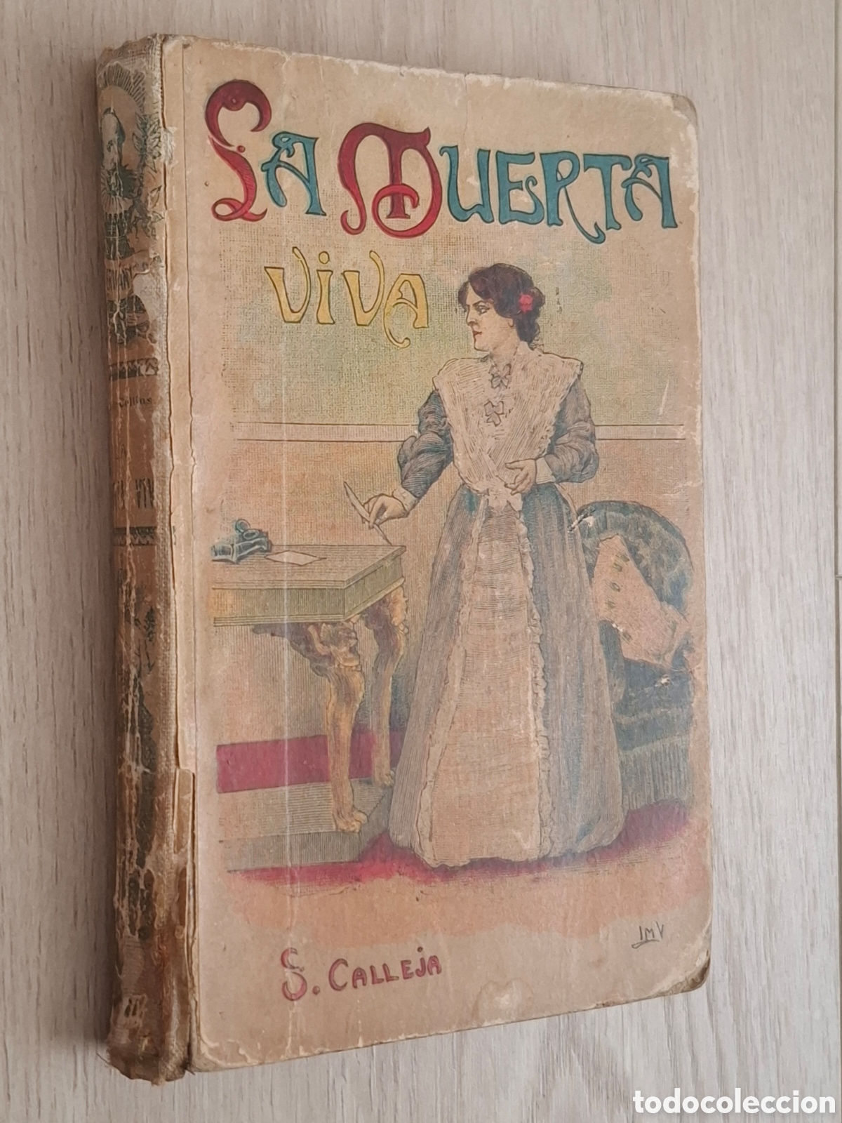 Libros antiguos: La muerta viva, por Wilkie Collins, Saturnino Calleja, circa 1900