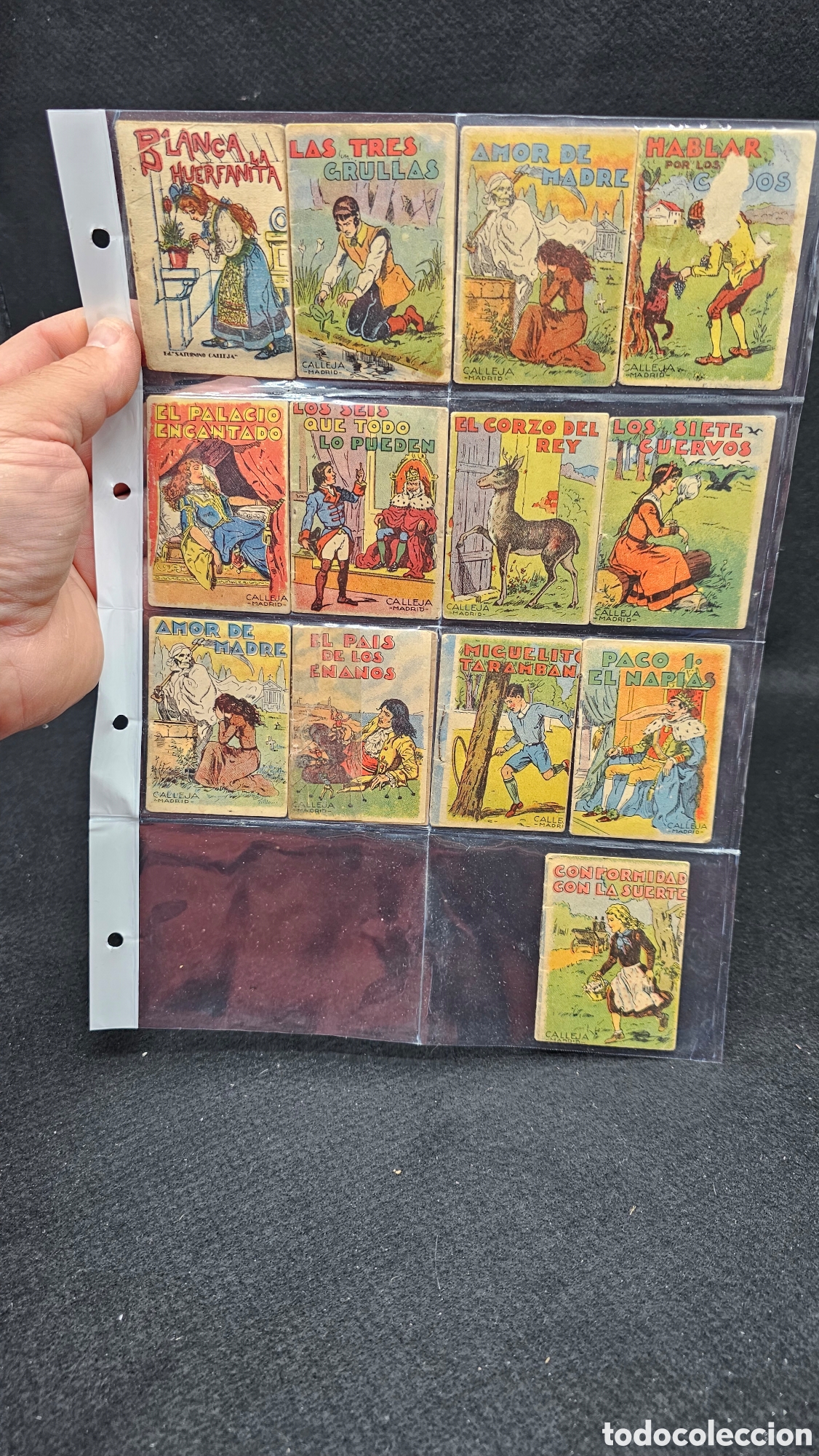 Libros antiguos: Lote de cuentos antiguos miniatura ( calleja Madrid )