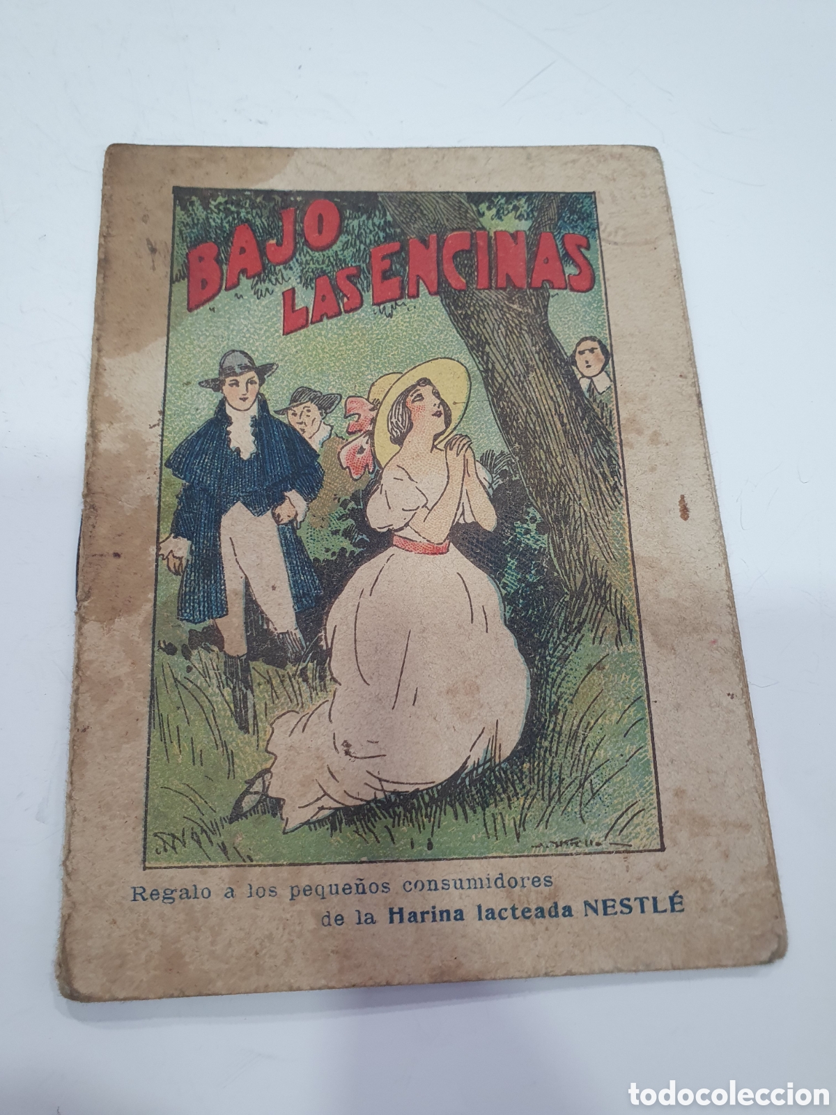 Libros antiguos: Bajo las encinas. Nestl&eacute;. Cuento infantil. (L131)