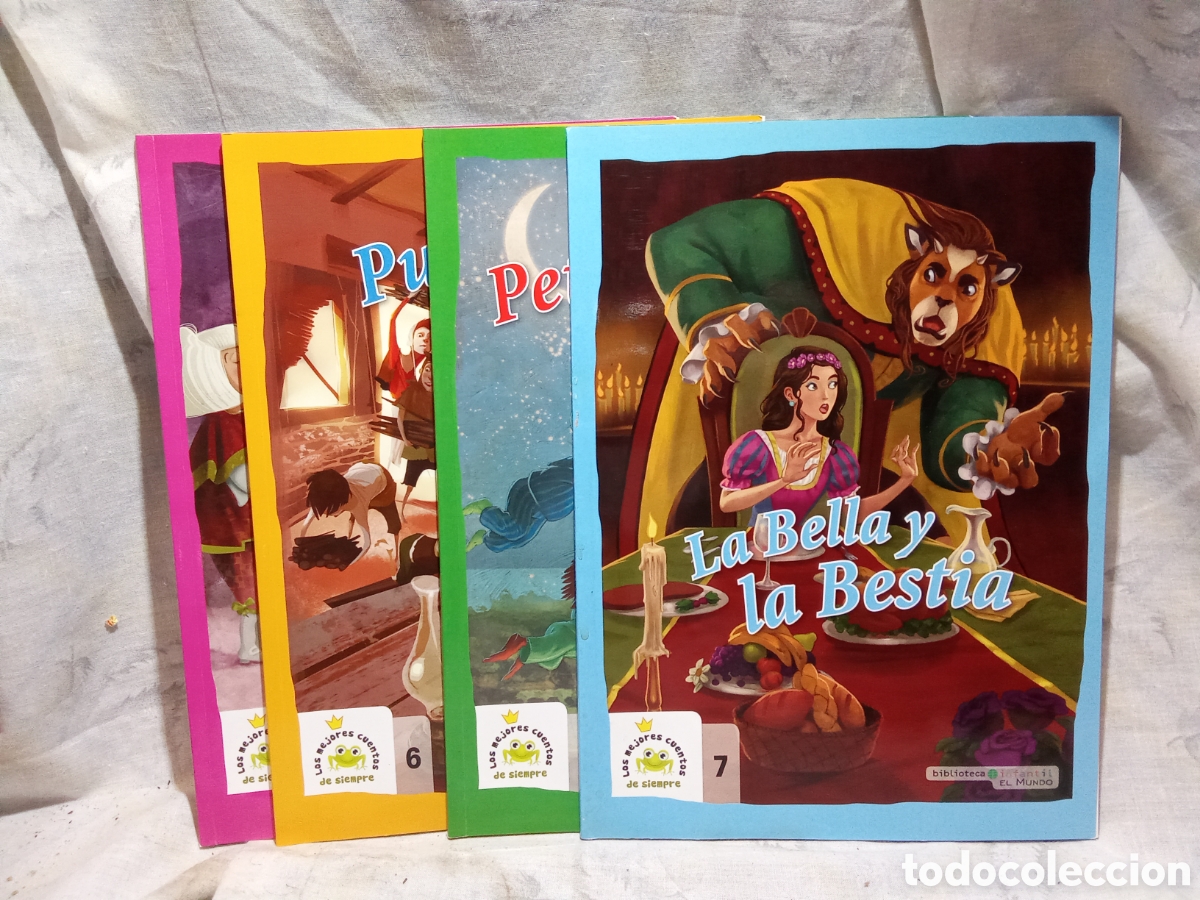 Libros antiguos: LOTE DE 4 CUENTOS, BIBLIOTECA INFANTIL EL MUNDO