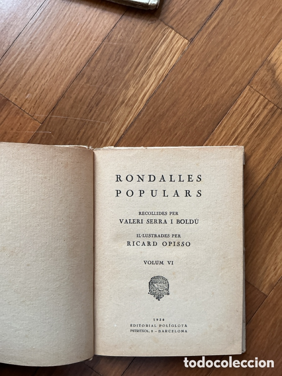 Libros antiguos: RONDALLES POPULARS lote - Foto 4