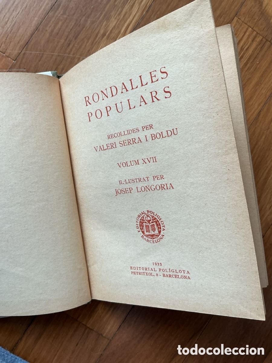Libros antiguos: RONDALLES POPULARS lote - Foto 15