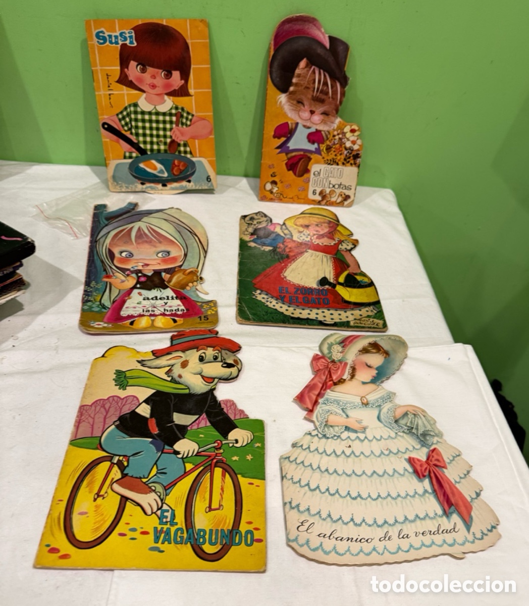 Libros antiguos: Lote antiguos cuentos troquelados infantiles Ferr&aacute;ndiz y similares a&ntilde;os 60 70 colecci&oacute;n vintage