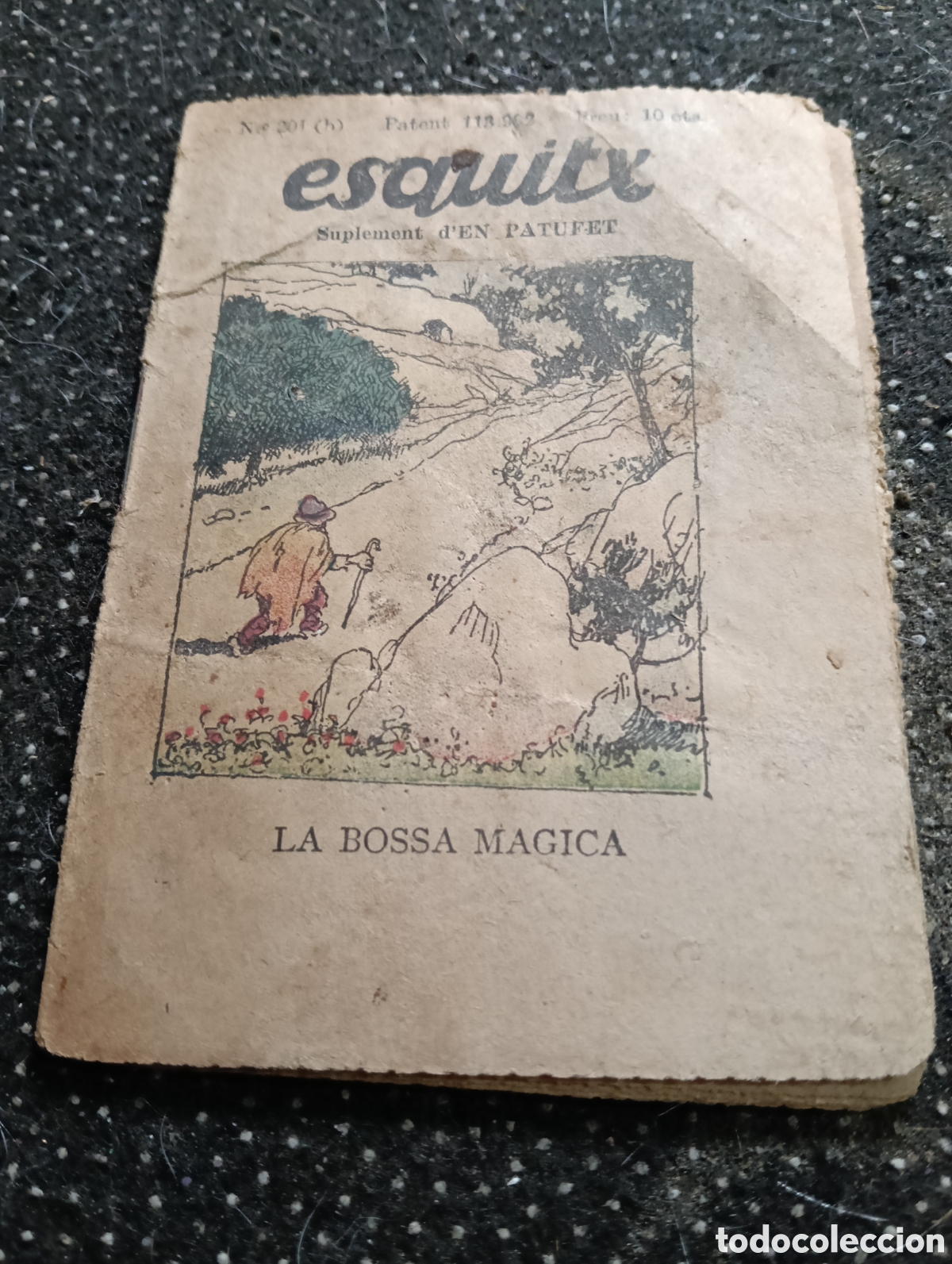 Libros antiguos: Cuento La Bossa M&aacute;gica, de la colecci&oacute;n Esquitx, n&deg;201 Patufet