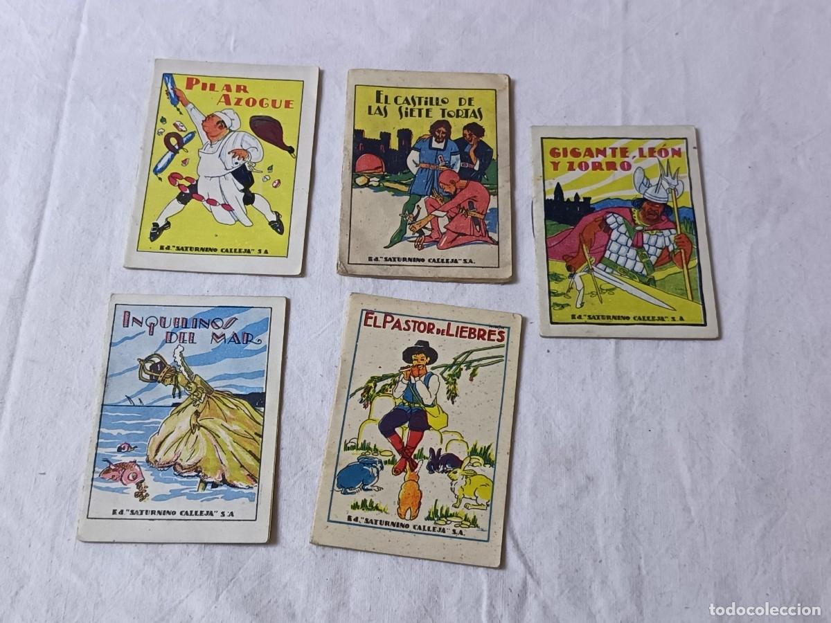 Libros antiguos: Lote de 5 antiguos Cuentos, Saturnino Calleja, varios t&iacute;tulos