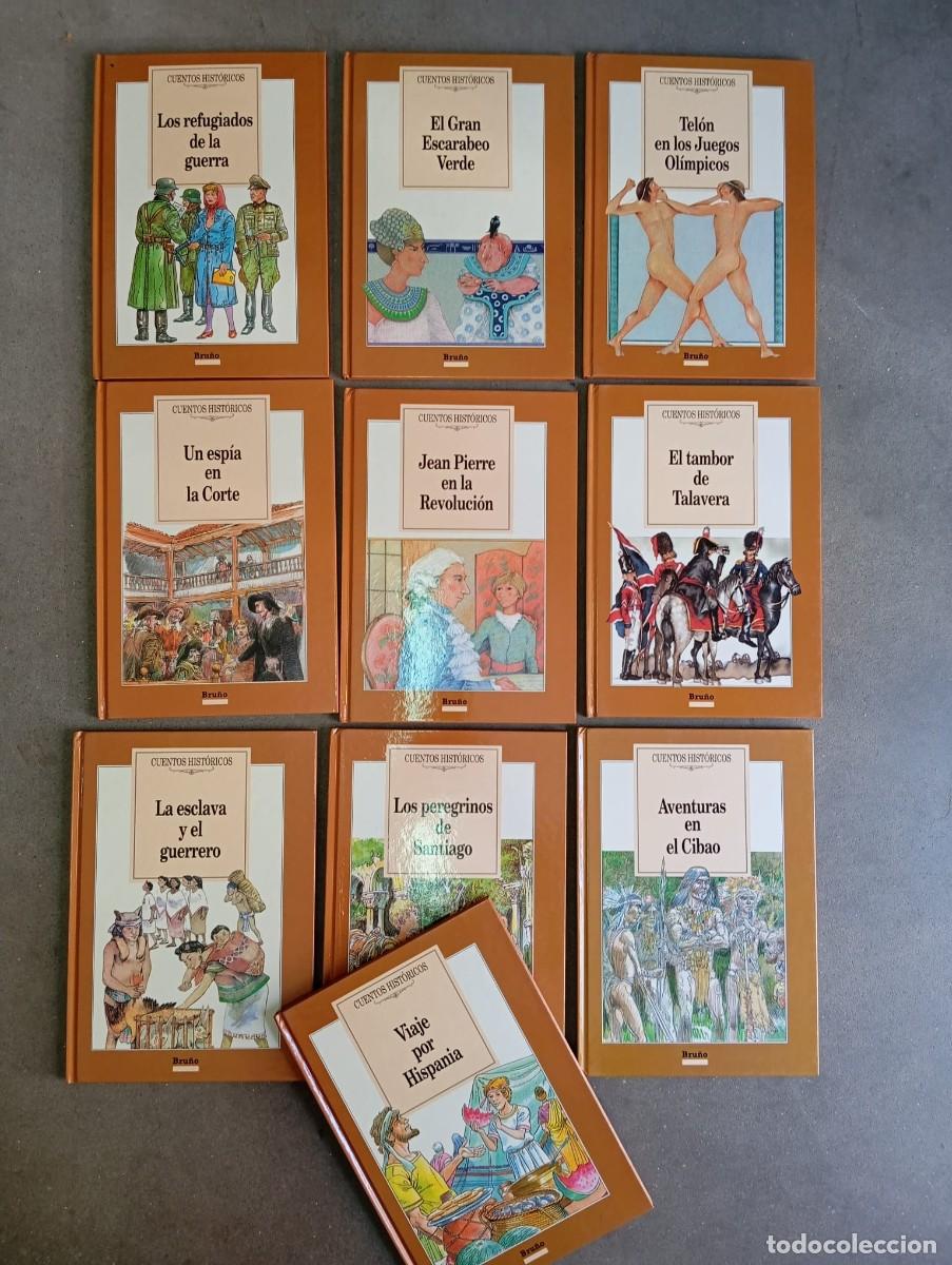 Libros antiguos: Cuentos hist&oacute;ricos / editorial Bru&ntilde;o,1991 -Del 1 al 10, completa