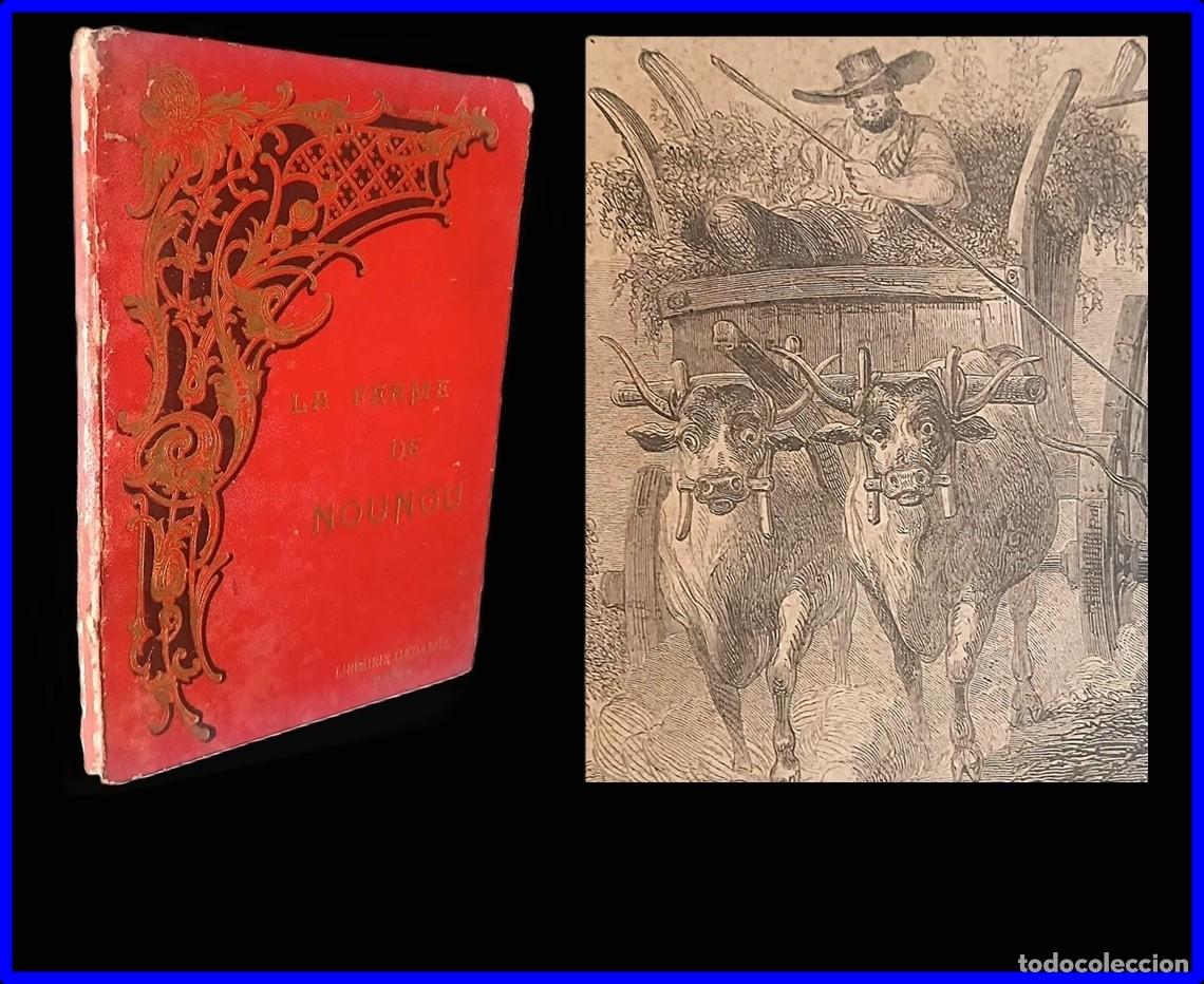 Libros antiguos: Precioso libro antiguo con bonitas ilustraciones.