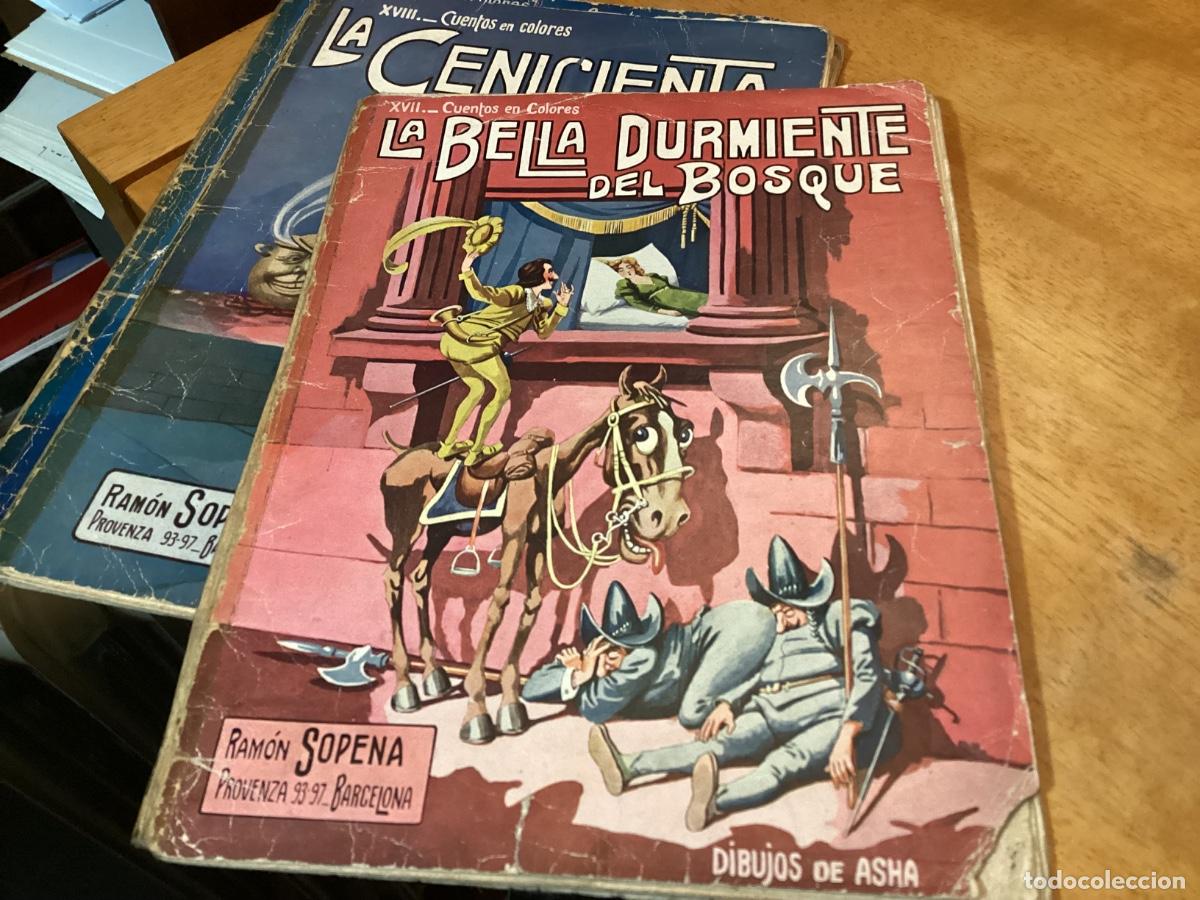 Libros antiguos: CUENTOS EN COLORES N&ordm; XVII LA BELLA DURMIENTE DEL BOSQUE CUENTO DE PERRAULT SOPENA DIBUJOS DE ASHA.