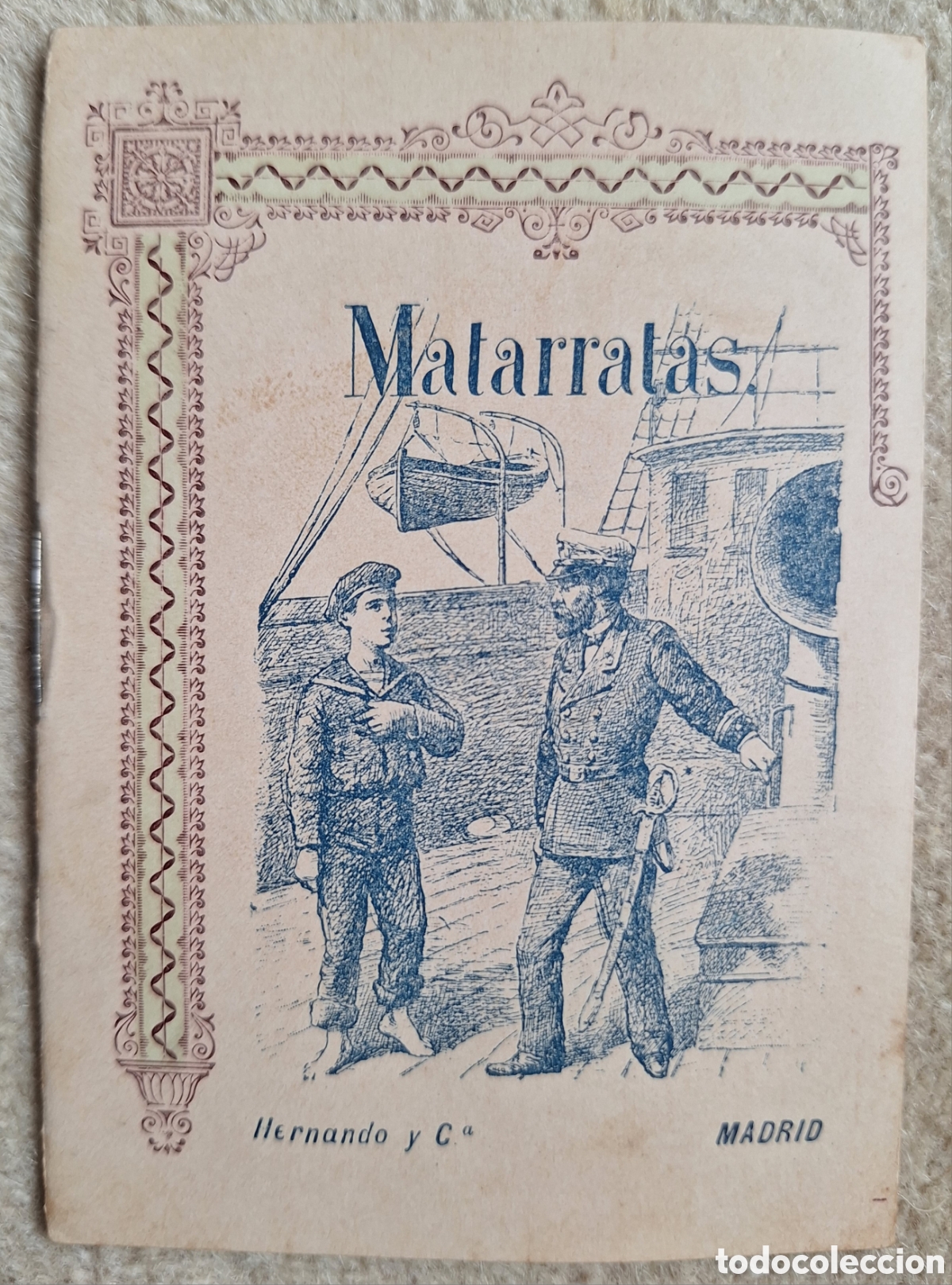 Libros antiguos: Cuento Antiguo &rdquo;Matarratas&rdquo; - Colecci&oacute;n Museo de la Ni&ntilde;ez - Hernando y C&iacute;a, Madrid (c. 1900)
