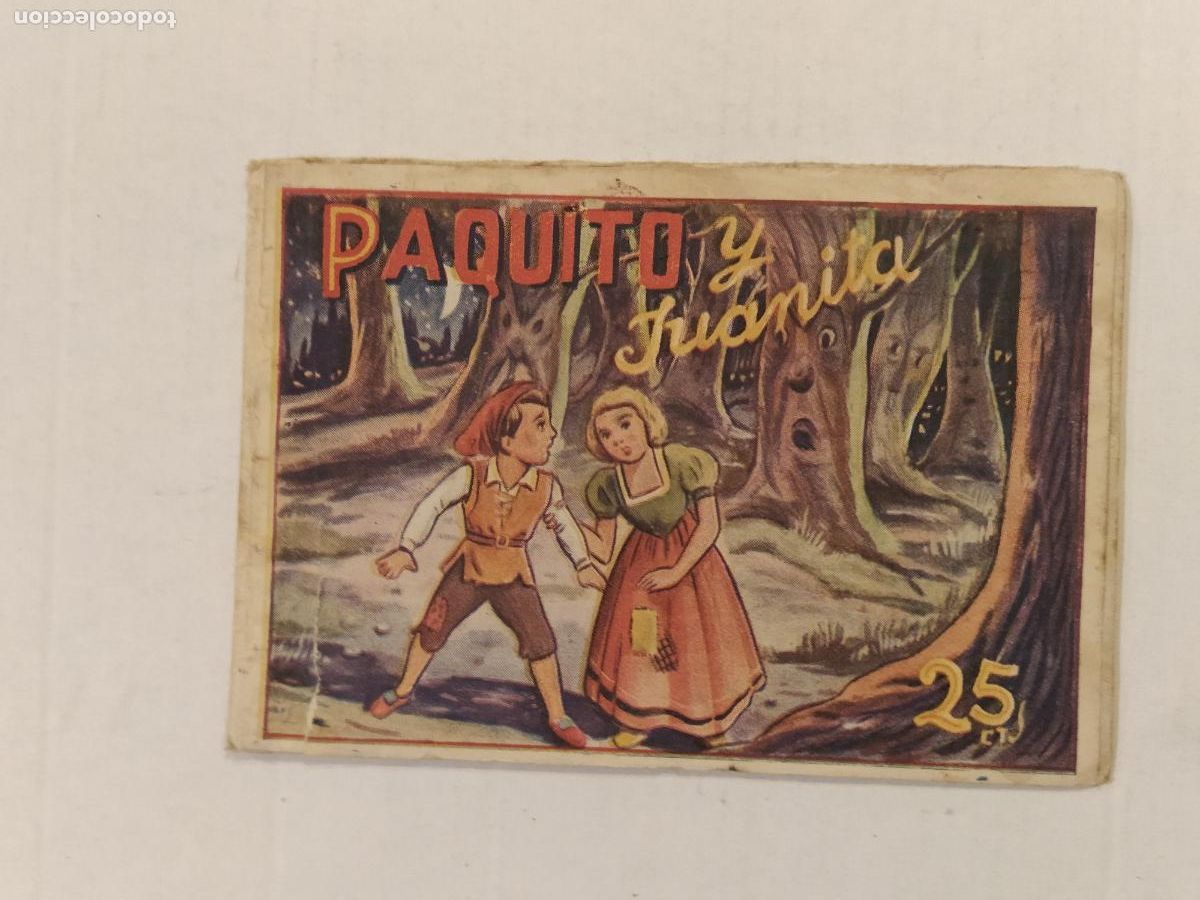 Libros antiguos: PAQUITO Y JUANITA - ANDERSEN - CUENTO ANTIGUO -VER FOTOS-(116.196)
