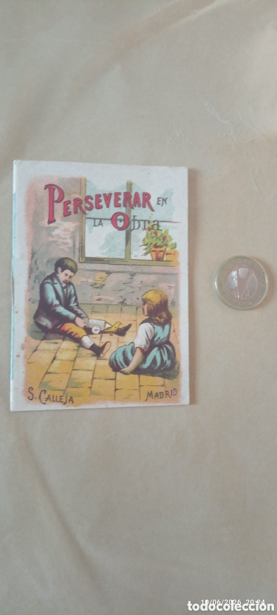 Libros antiguos: CUENTO PERSEVERAR EN LA OBRA- CUENTO DE S.CALLEJA A&Ntilde;O 1902-SERIE II-TOMO 26-BUEN ESTADO VER FOTOS