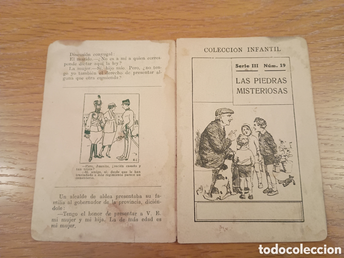 Libros antiguos: Librito Las piedras misteriosas