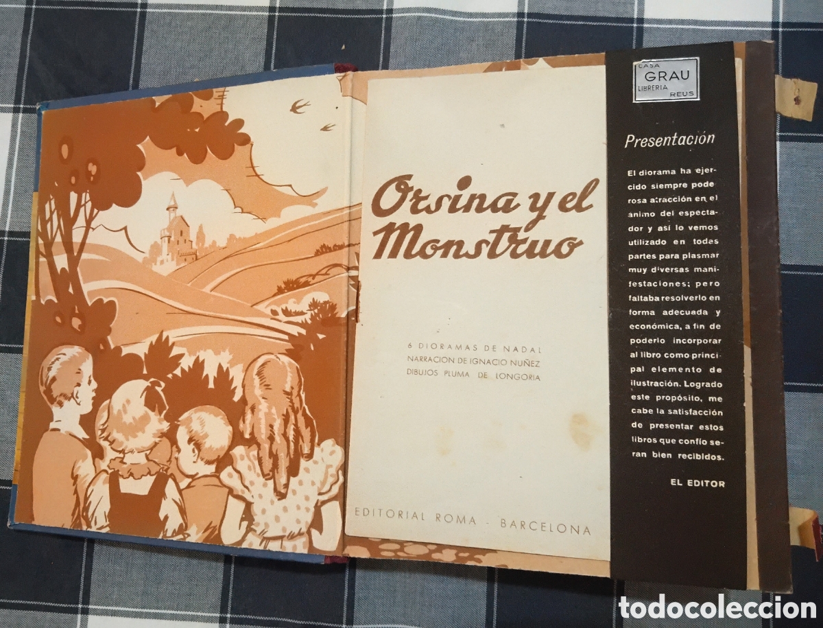 Libros antiguos: CUENTO POP UP ORSINA Y EL MONSTRUO - Foto 2