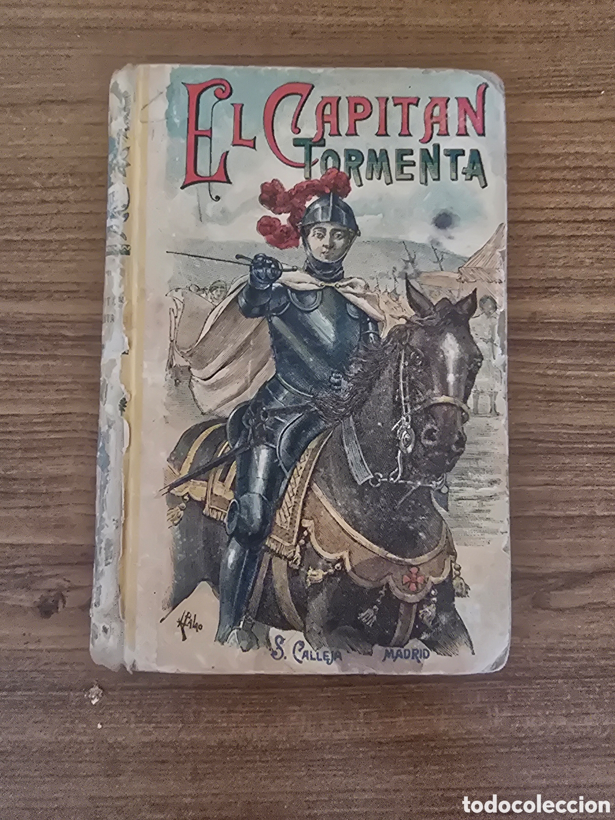 Libros antiguos: EL CAPITAN TORMENTA,EMILIO SALGARI,ILUSTRACIONES DE A.DELLA VALLE,(SATURNINO CALLEJA)
