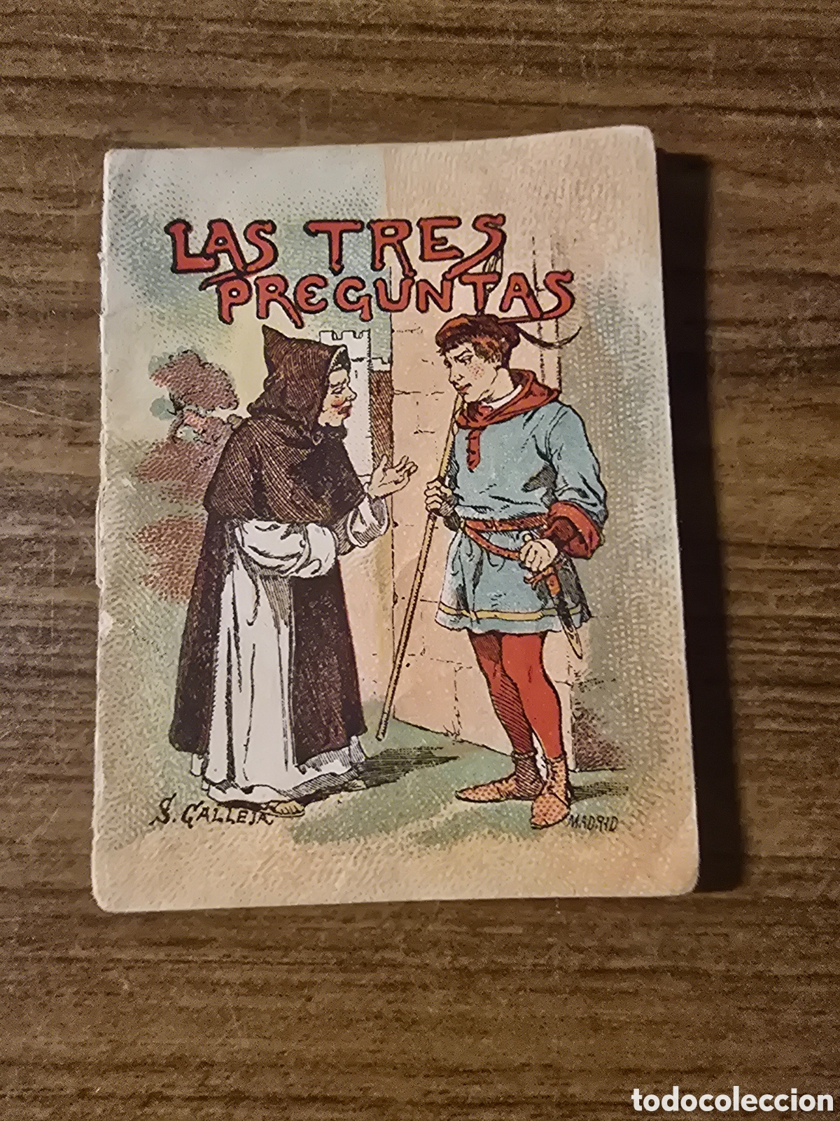 Libri antichi: LAS TRES PREGUNTAS,SERIE VI,TOMO 105,JUGUETES INSTRUCTIVOS,(SATURNINO CALLEJA)