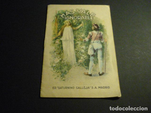 Libri antichi: MAS VALE IGNORABLE CUENTO CALLEJA