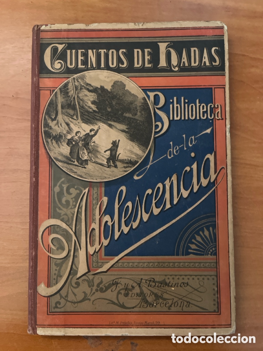 Antiquarische B&uuml;cher: CUENTOS DE HADAS, BIBLIOTECA DE LA ADOLESCENCIA, (JUAN Y ANTONIO BASTINOS)