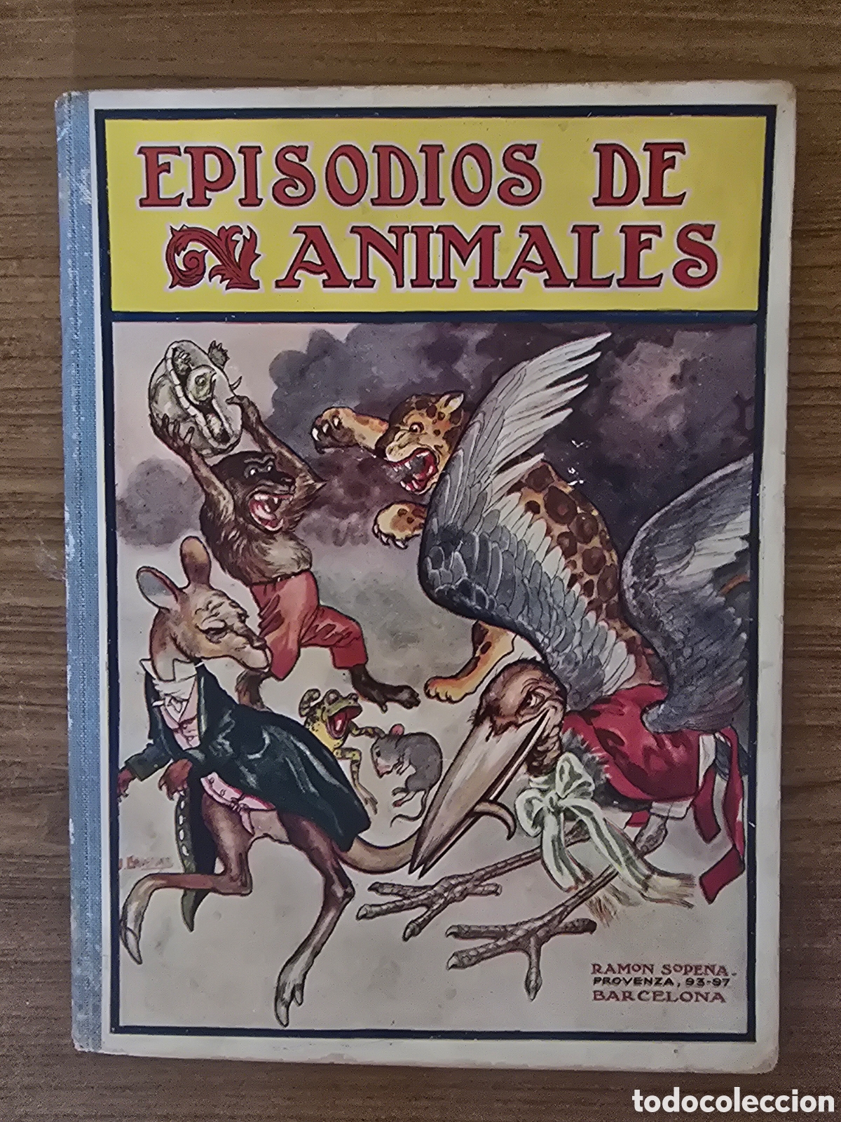 Libros antiguos: COLECCION BIBLIOTECA NI&Ntilde;OS, EPISODIOS DE ANIMALES, A&Ntilde;OS 30, (RAMON SOPENA EDITOR)