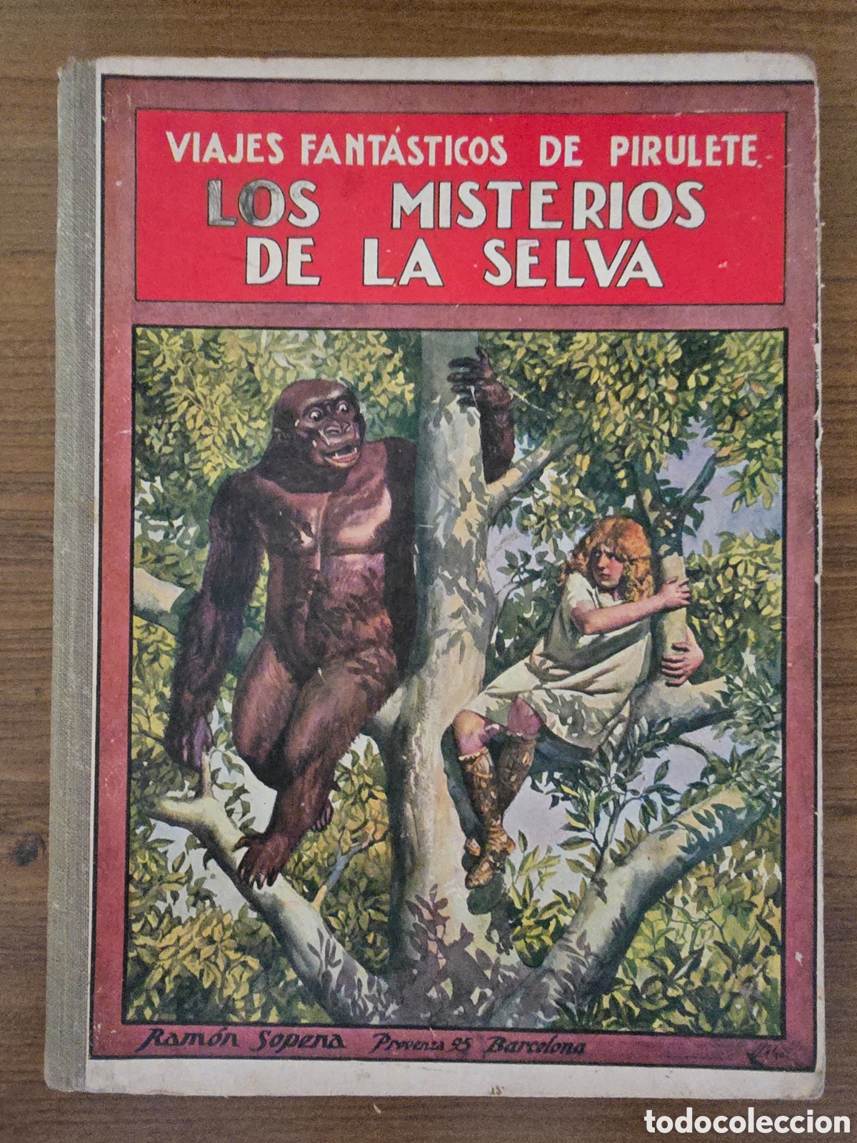 Libros antiguos: VIAJES FANTASTICOS DE PIRULETE,LOS MISTERIOS DE LA SELVA,RAMON SOPENA,A&Ntilde;O 1922(PREOVENZA)