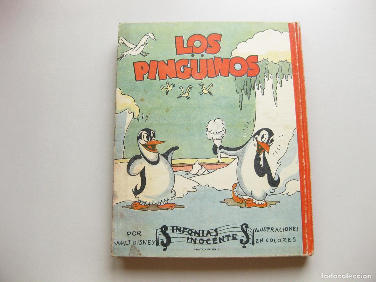 Libros antiguos: CUENTO LOS PINGUINOS. SINFONIAS INOCENTES. PEL&Iacute;CULA DE WALT DISNEY. SOCIEDAD GENERAL ESPA&Ntilde;OLA 1935