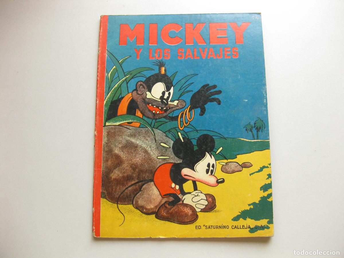 Libros antiguos: CUENTO DE MICKEY Y LOS SALVAJES. EDITORIAL SATURNINO CALLEJA. 1935