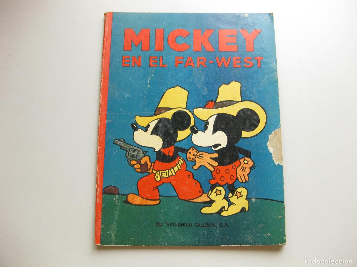 Libros antiguos: CUENTO DE MICKEY EN EL FAR WEST N&ordm; 14. EDITORIAL SATURNINO CALLEJA. 1935