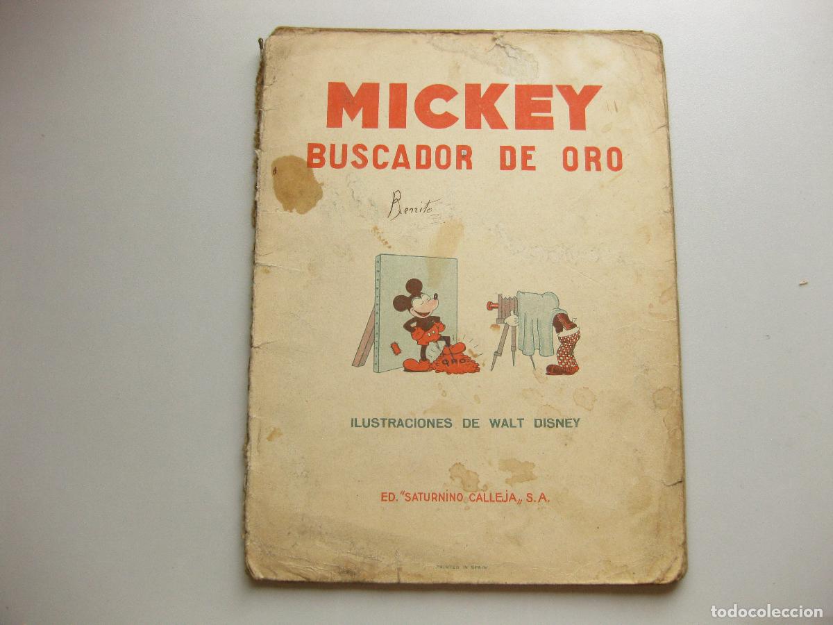 Libros antiguos: CUENTO DE MICKEY PESCADOR DE ORO N&ordm; 3. EDITORIAL SATURNINO CALLEJA