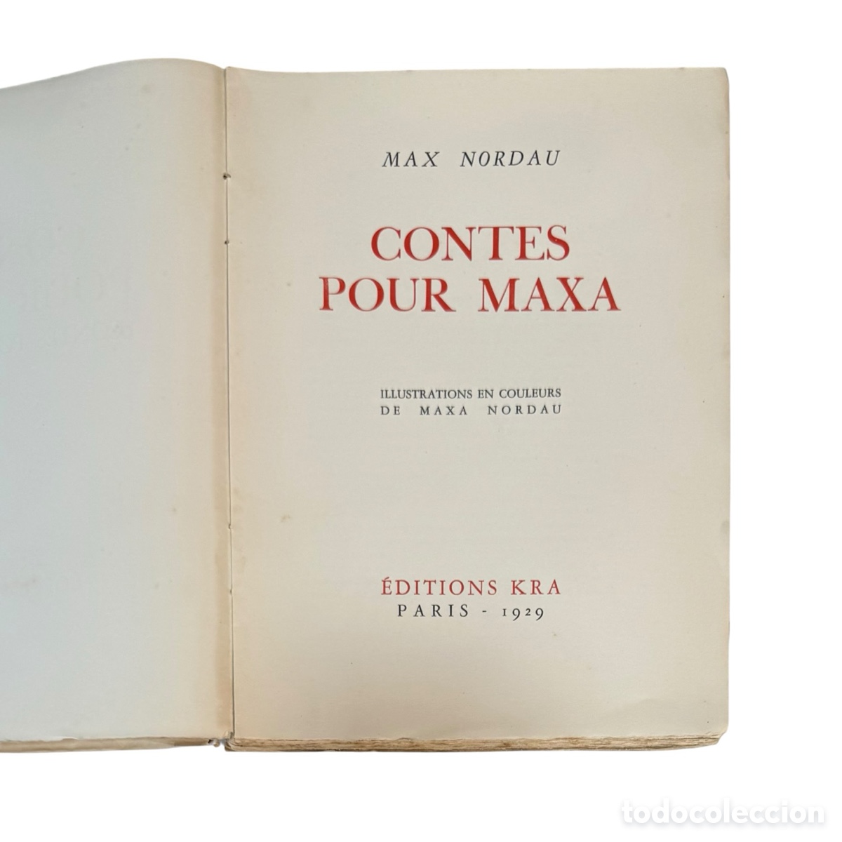 Libros antiguos: Libro Contes pour Maxa del a&ntilde;o 1929 - Foto 2