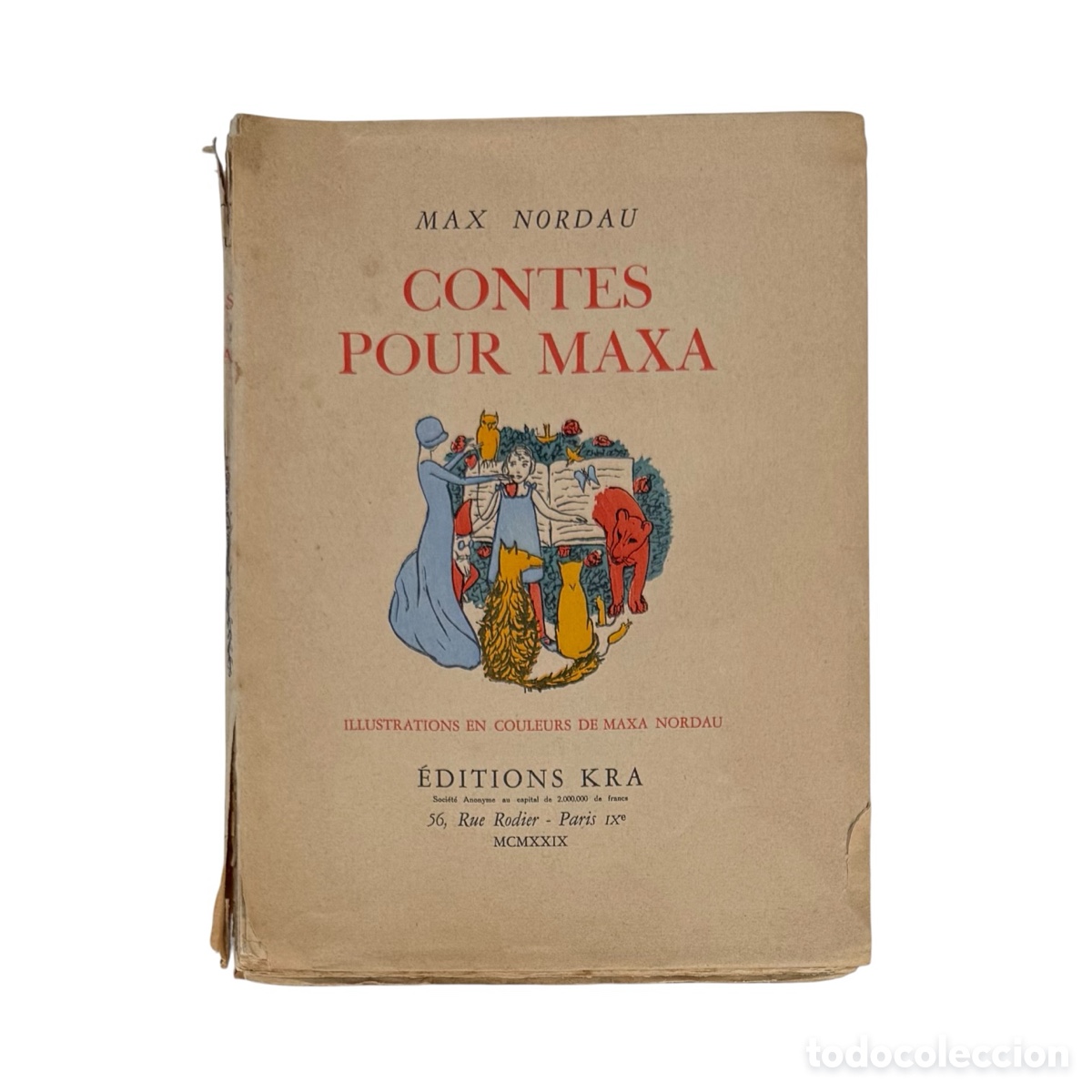 Libros antiguos: Libro Contes pour Maxa del a&ntilde;o 1929 - Foto 5