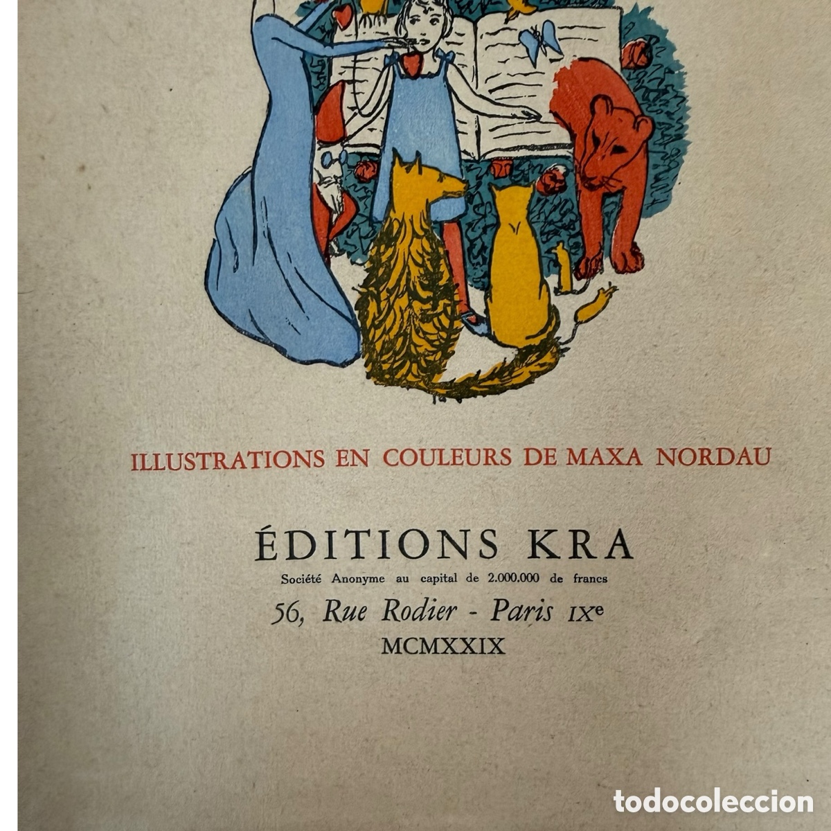 Libros antiguos: Libro Contes pour Maxa del a&ntilde;o 1929 - Foto 7