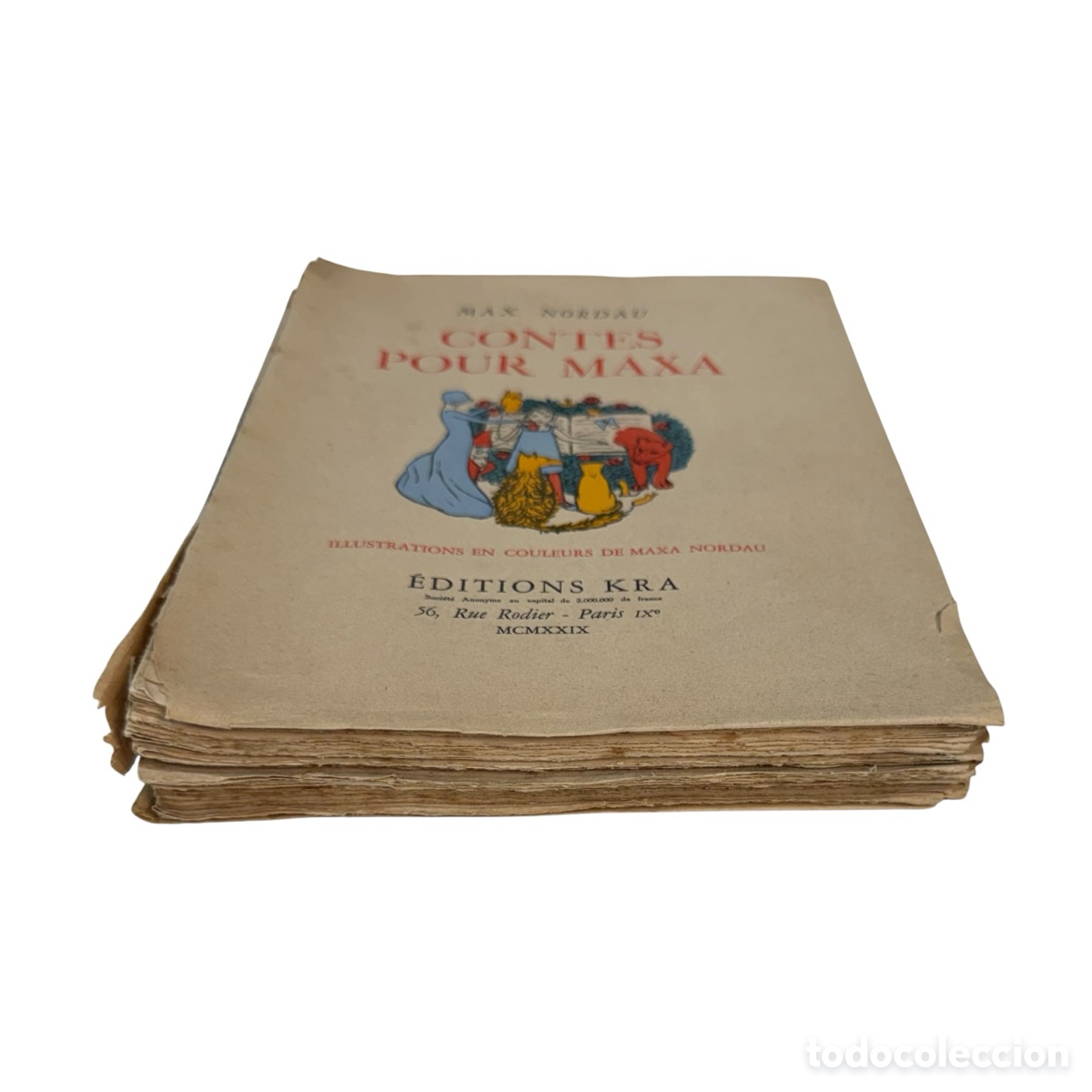 Libros antiguos: Libro Contes pour Maxa del a&ntilde;o 1929 - Foto 8