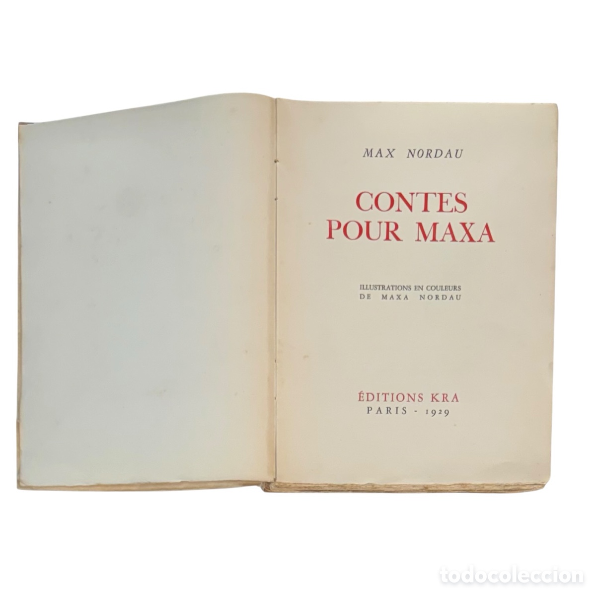 Libros antiguos: Libro Contes pour Maxa del a&ntilde;o 1929