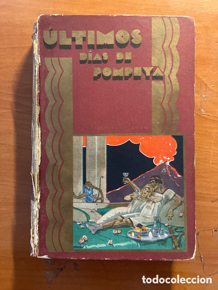 Libros antiguos: &Uacute;LTIMOS D&Iacute;AS DE POMPEYA, BIBLIOTECA PERLA XXVIII, (EDITORIAL CALLEJA)