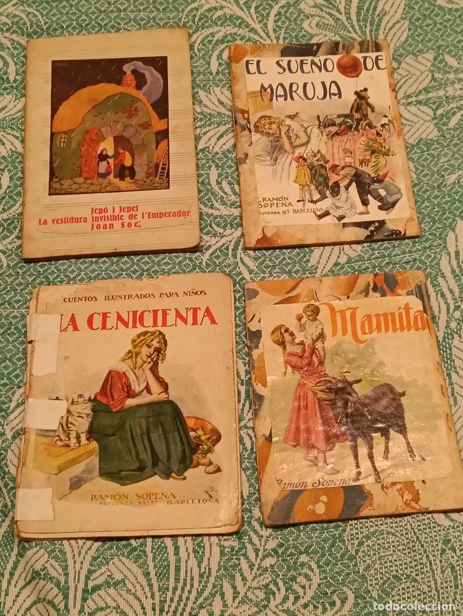 Libros antiguos: Lote de 4 Cuentos Infantiles Antiguos - A&ntilde;os 20/30 - Editorial Ram&oacute;n Sopena y Edicions Mentora