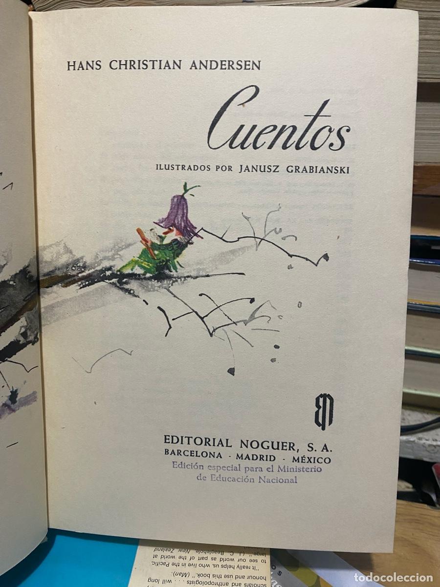 Libros antiguos: CUENTOS, HANS CHRISTIAN ANDERSEN, EDT. NOGUER S.A