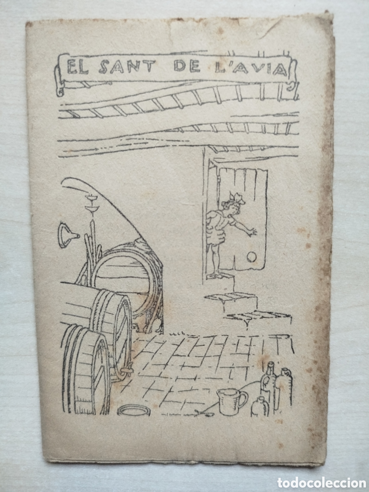 Libros antiguos: El sant de l'&agrave;via, Colecci&oacute; en Patufet, n&uacute;m. 450