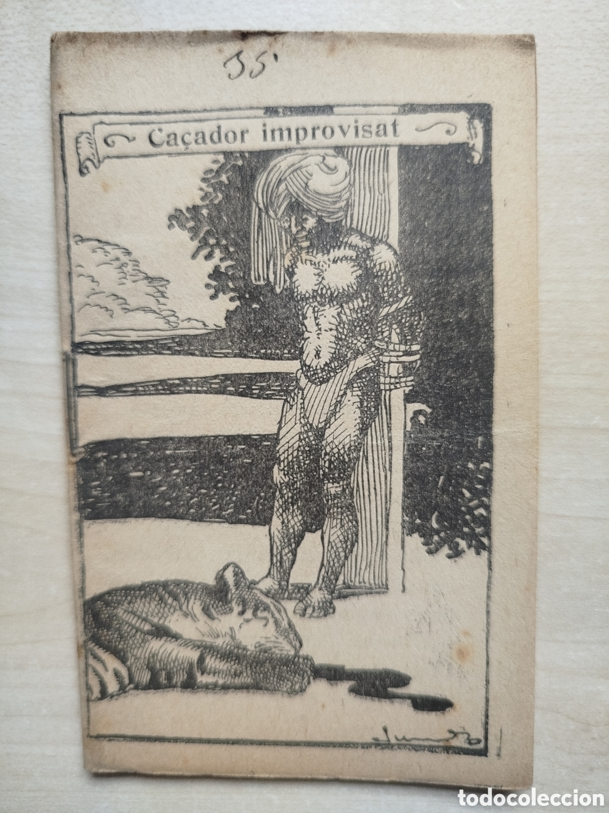Libros antiguos: Ca&ccedil;ador improvisat, Colecci&oacute; en Patufet, n&uacute;m. 92
