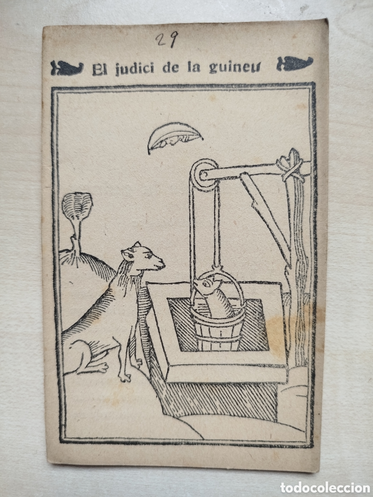 Libros antiguos: El judici de la guineu, Colecci&oacute; en Patufet, n&uacute;m. 66