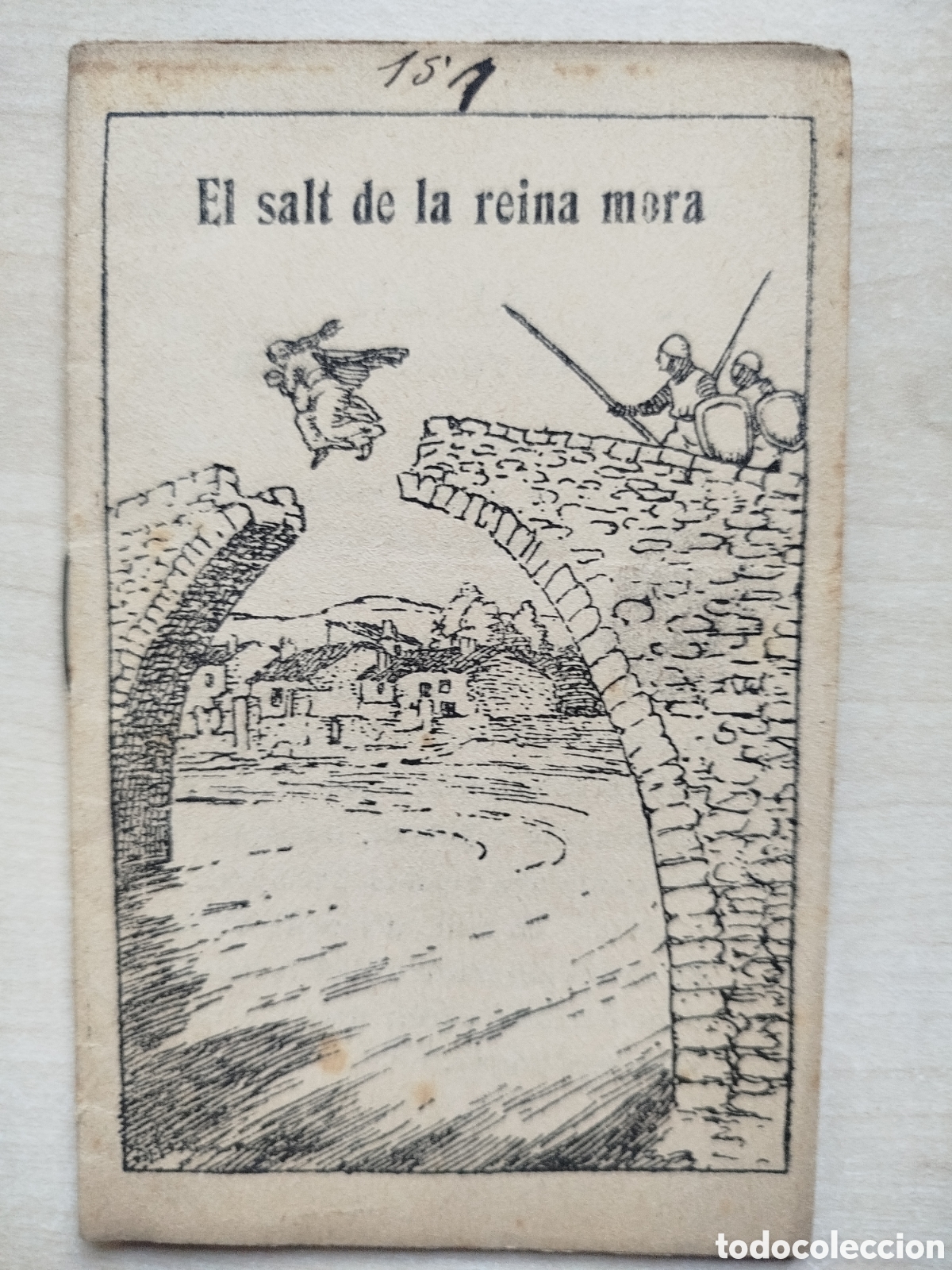 Libros antiguos: El salt de la reina mora, Colecci&oacute; en Patufet, n&uacute;m. 61