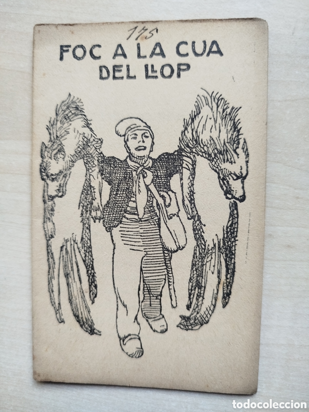 Libros antiguos: Foc a la cua del llop, Colecci&oacute; en Patufet, n&uacute;m. 60