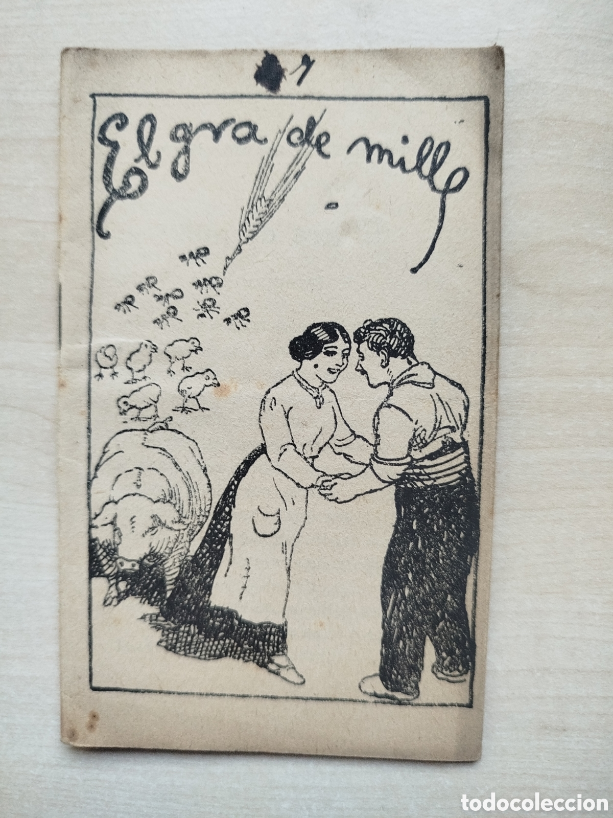 Libros antiguos: El gra de mill, Colecci&oacute; en Patufet, n&uacute;m. 58