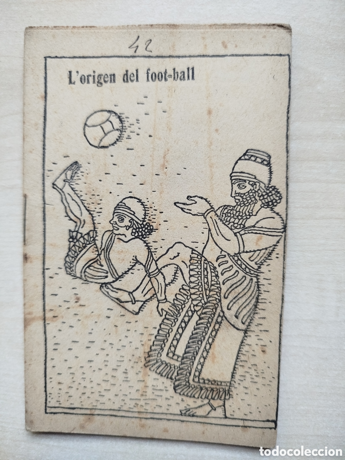 Libros antiguos: L'origen del foot-ball, Colecci&oacute; en Patufet, n&uacute;m. 55
