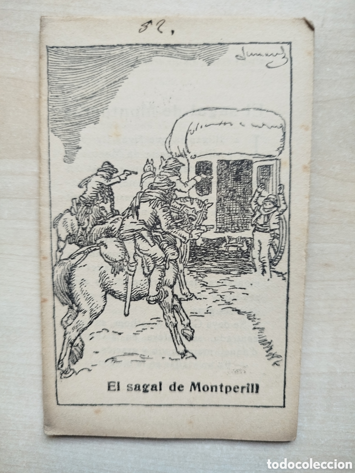Libros antiguos: El sagal de Montperill, Colecci&oacute; en Patufet, n&uacute;m. 48