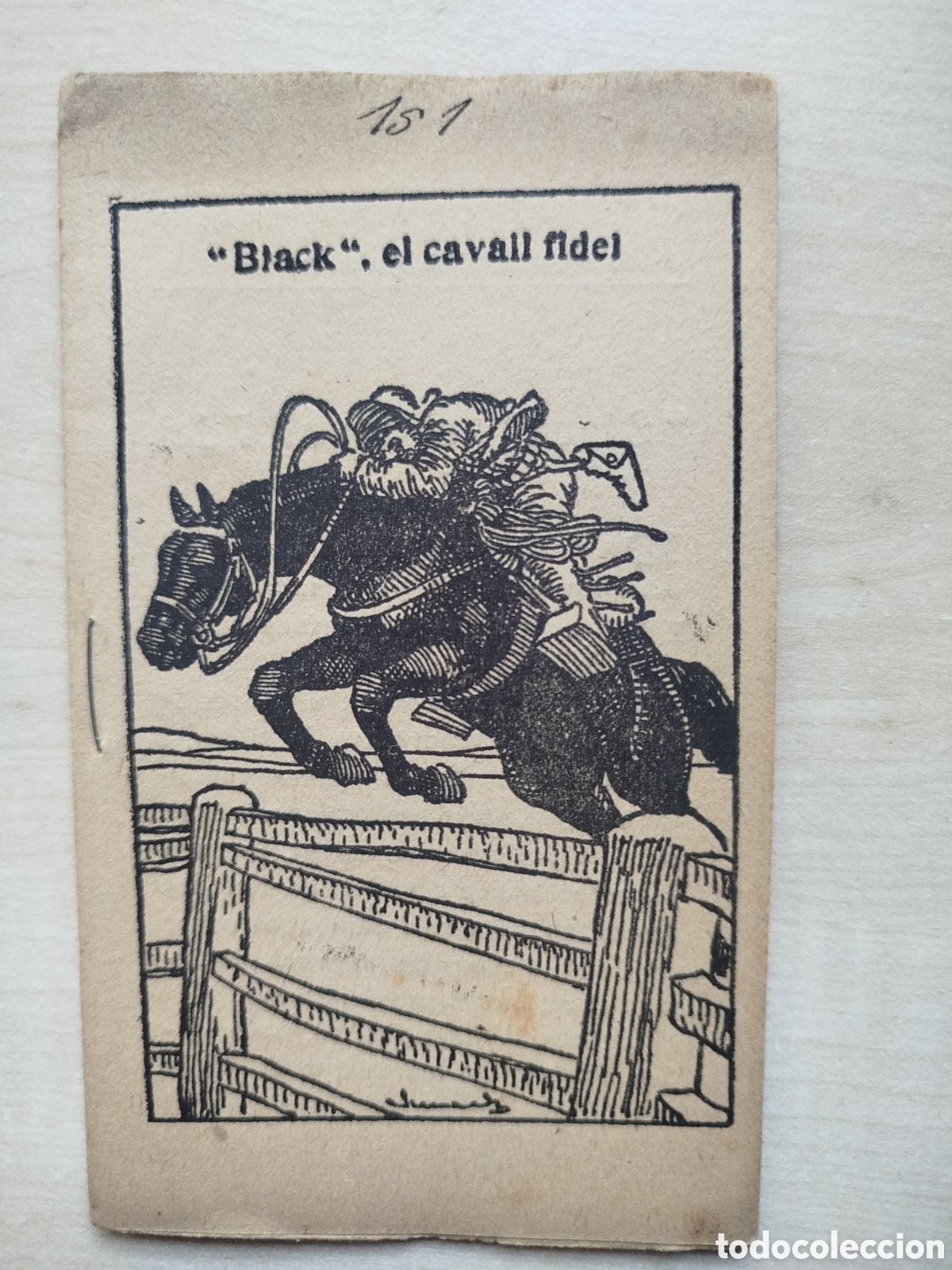 Libros antiguos: Black, el cavall fidel, Colecci&oacute; en Patufet, n&uacute;m. 44